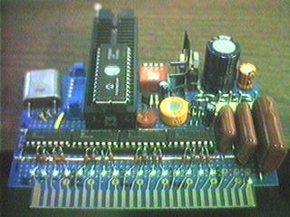 Dekatron circuit board, top